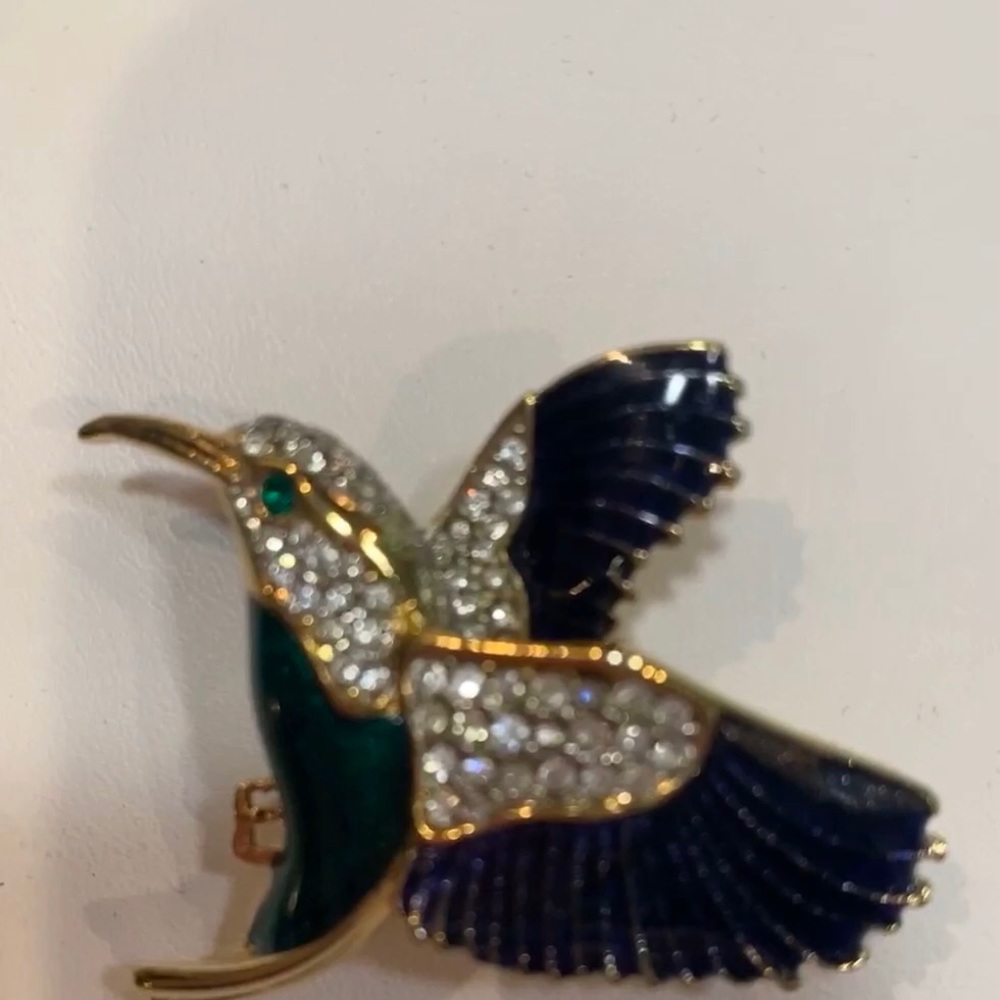 Hummingbird brooch/pin